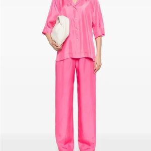 Women's Pink Wide Leg Pants